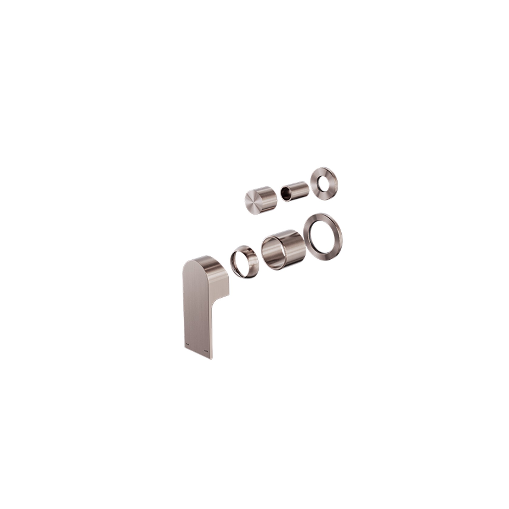 Bianca Shower Mixer & Divertor Back Plate | Brushed Bronze gallery detail image