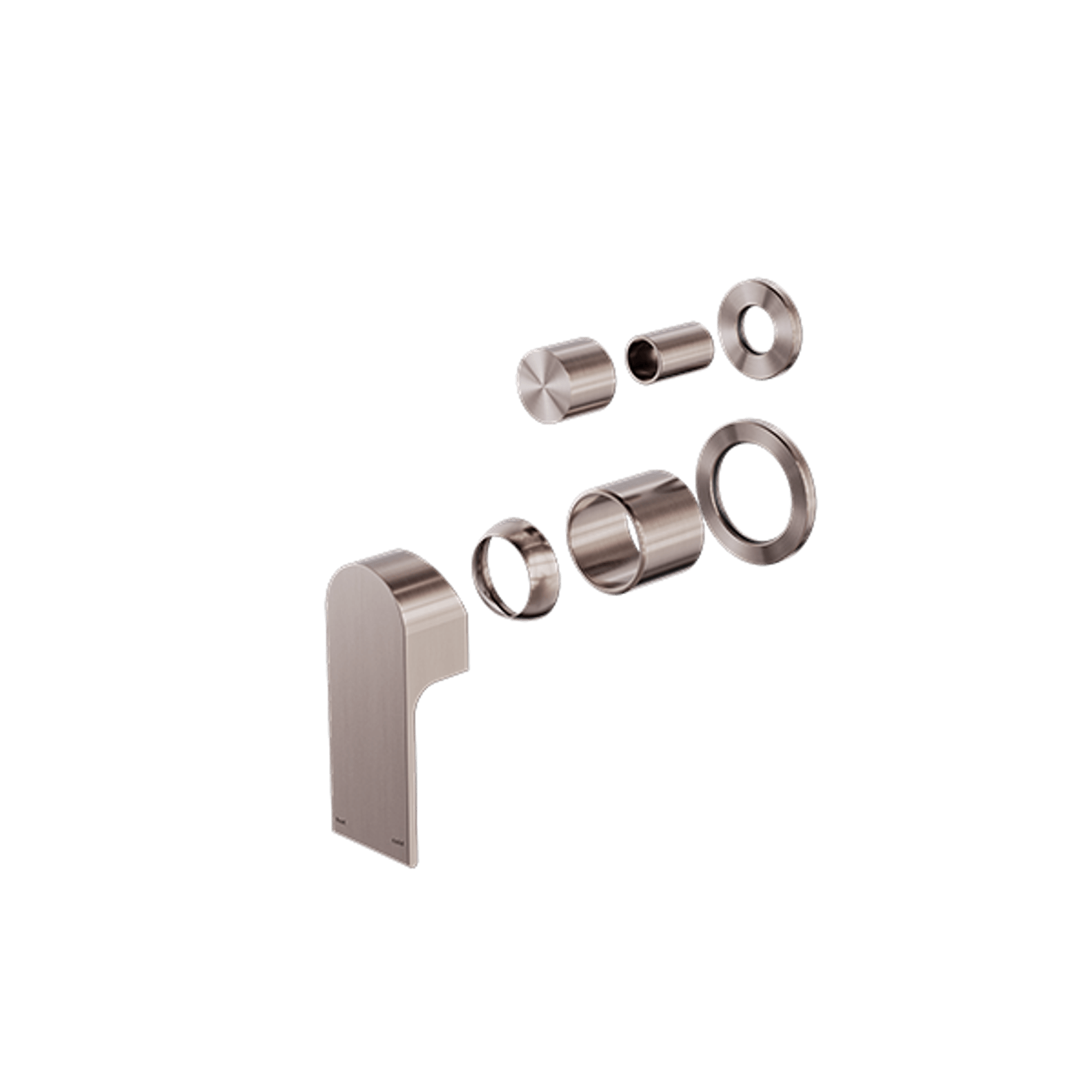 Bianca Shower Mixer & Divertor Back Plate | Brushed Bronze gallery detail image