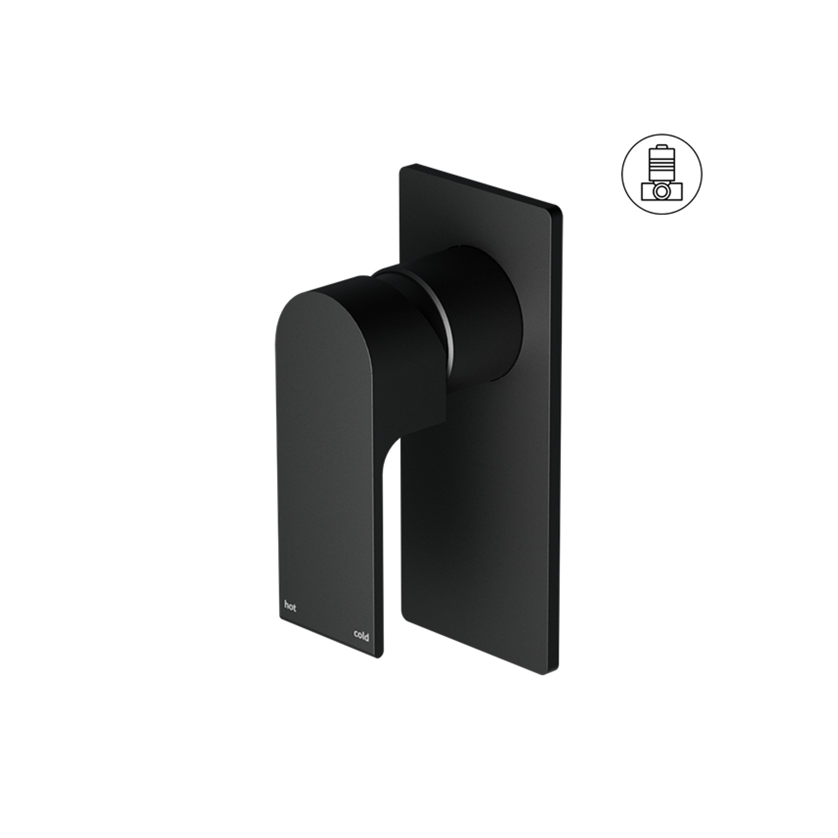 Bianca Shower Mixer | Matte Black gallery detail image