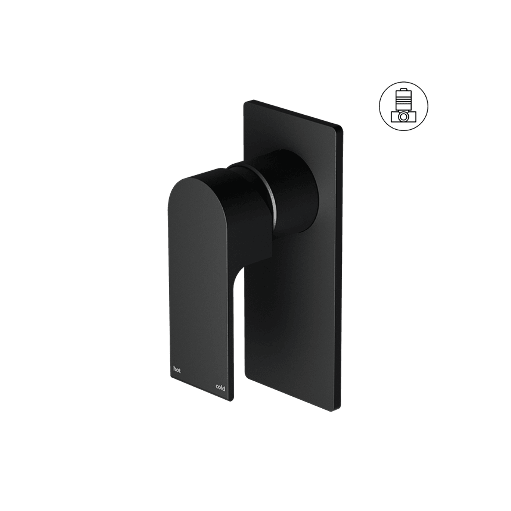 Bianca Shower Mixer | Matte Black gallery detail image