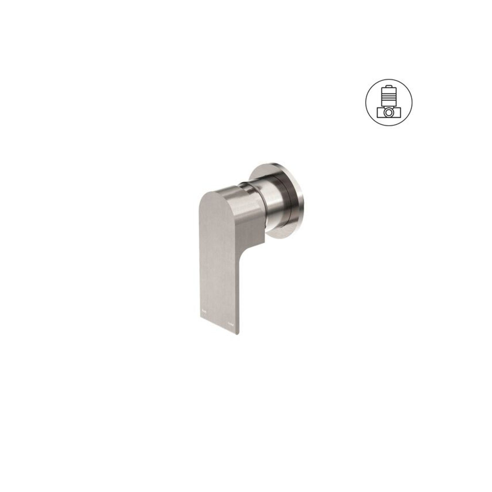 Bianca Shower Mixer 80mm Plate | Brushed Nickel gallery detail image