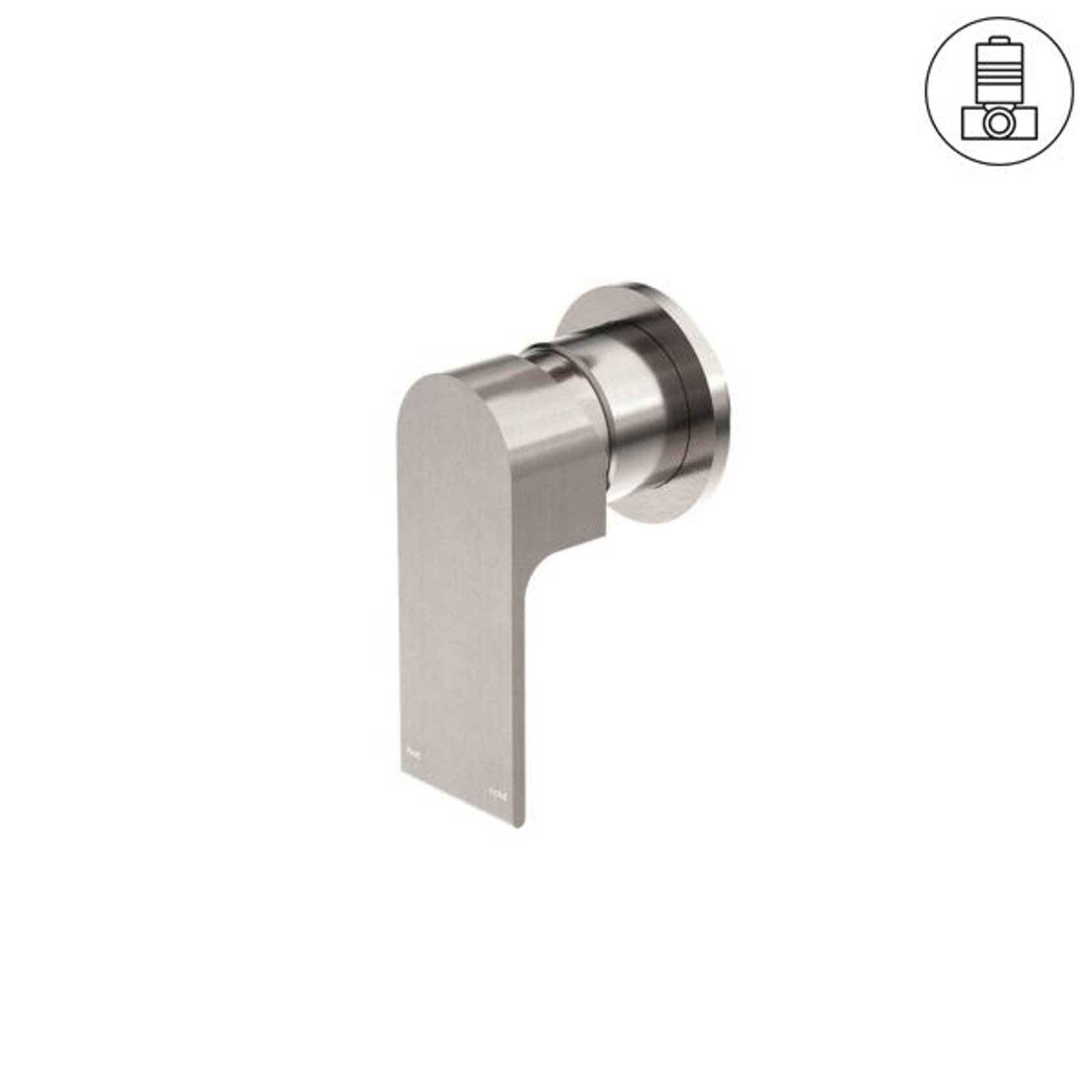 Bianca Shower Mixer 80mm Plate | Brushed Nickel gallery detail image