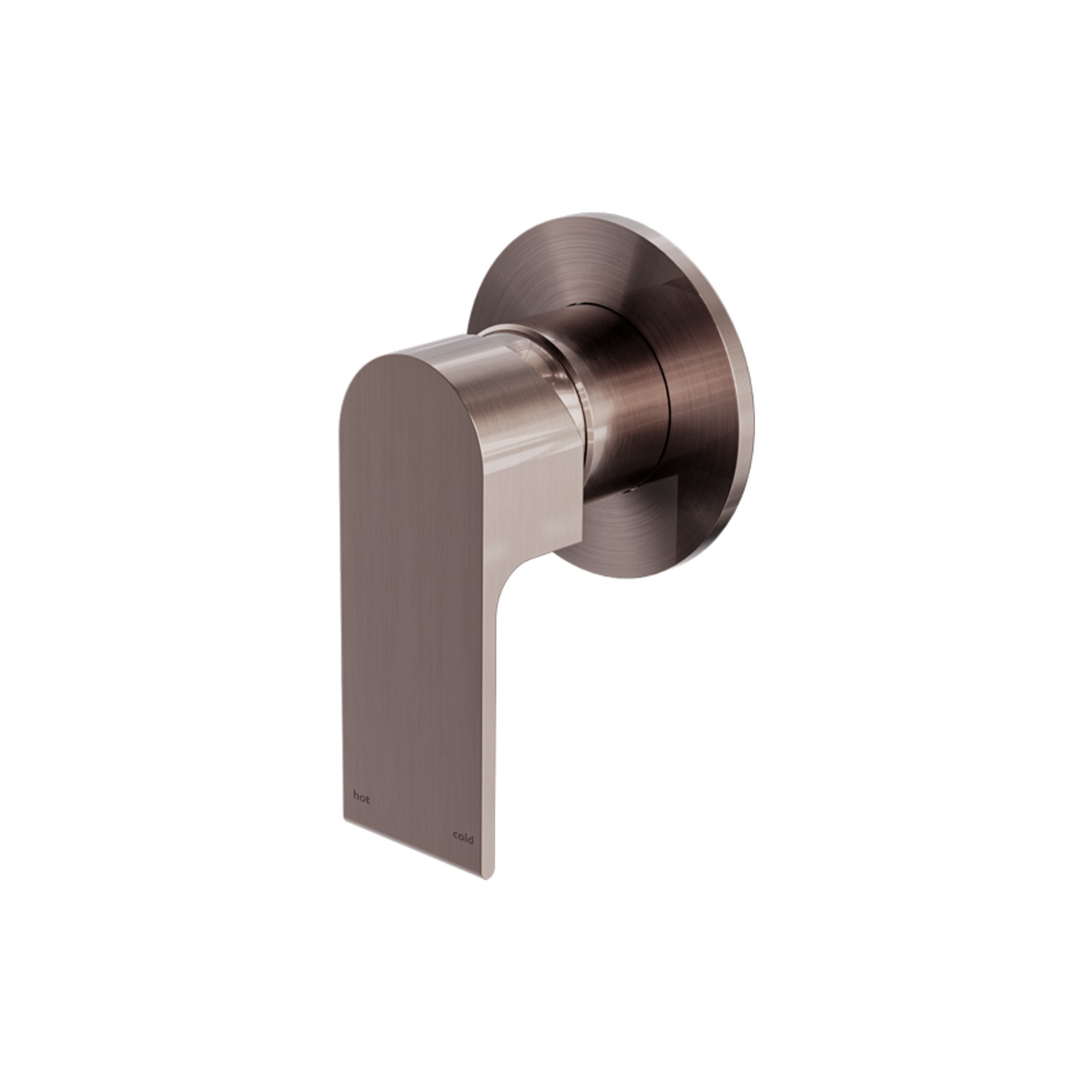 Bianca Shower Mixer 80mm Plate | Brushed Bronze gallery detail image