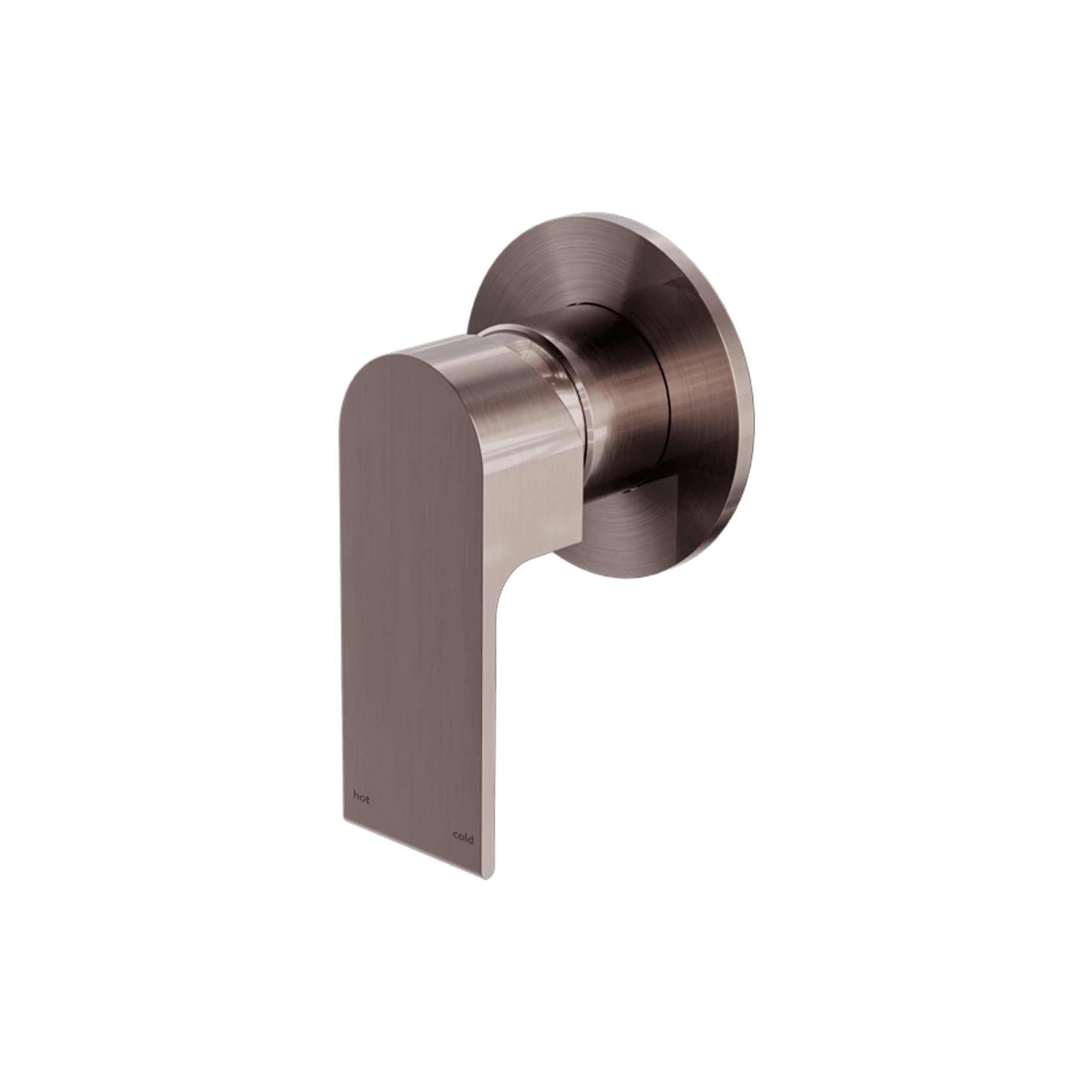 Bianca Shower Mixer 80mm Plate | Brushed Bronze gallery detail image