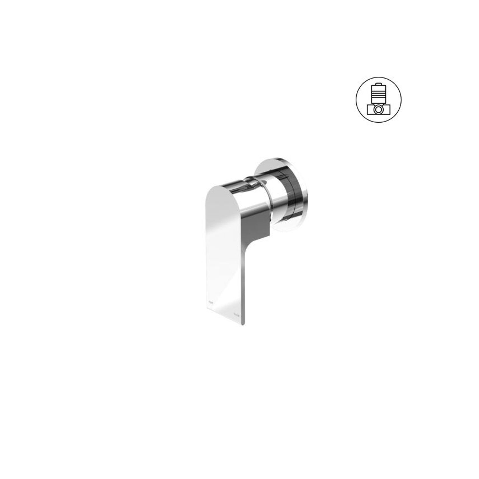 Bianca Shower Mixer 80mm Plate | Chrome gallery detail image
