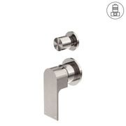Bianca Shower Mixer & Divertor Back Plate | Brushed Nickel gallery detail image