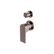 Bianca Shower Mixer & Divertor Back Plate | Brushed Bronze gallery detail image