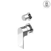 Bianca Shower Mixer & Divertor Back Plate | Chrome gallery detail image