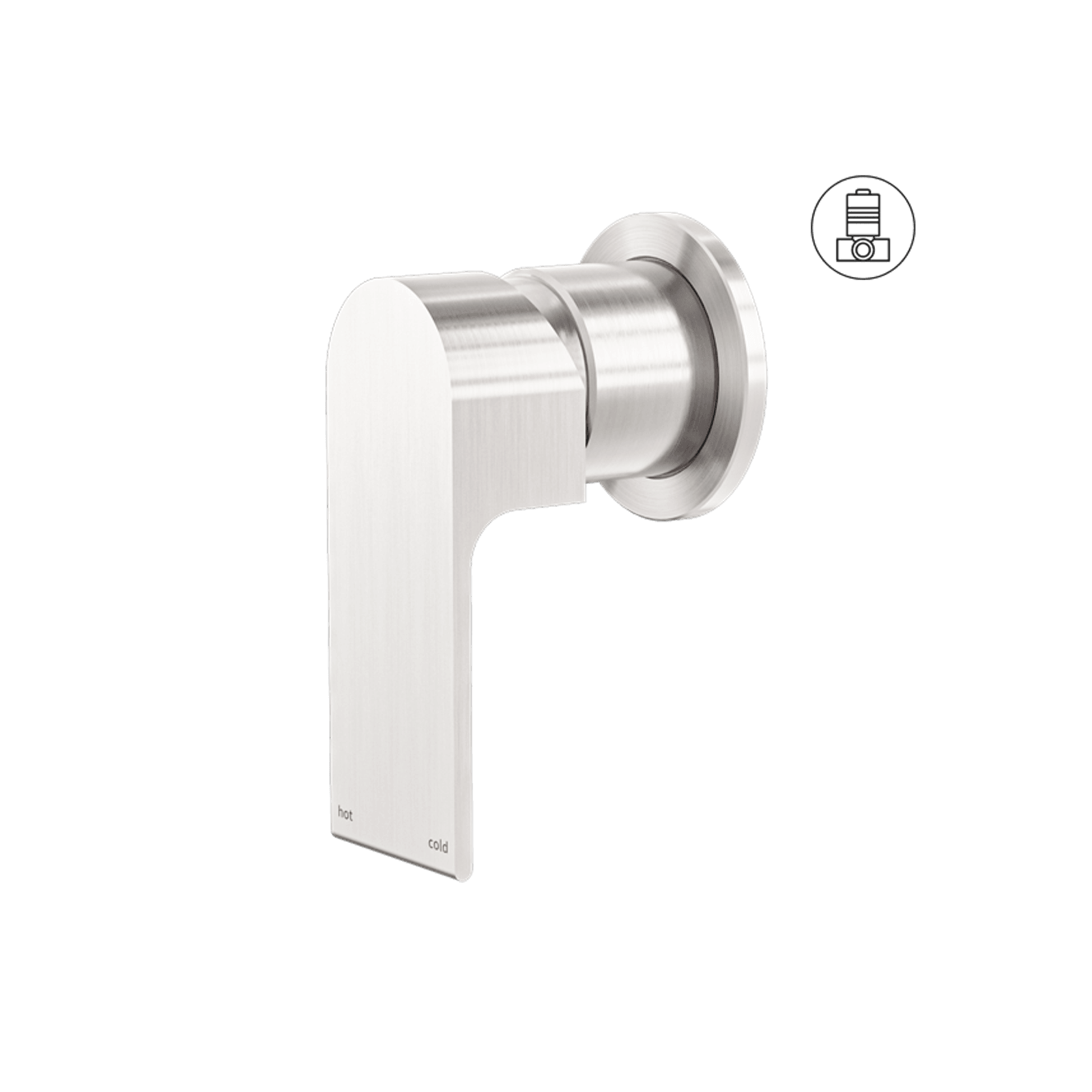Bianca Shower Mixer 60mm Plate | Brushed Nickel gallery detail image