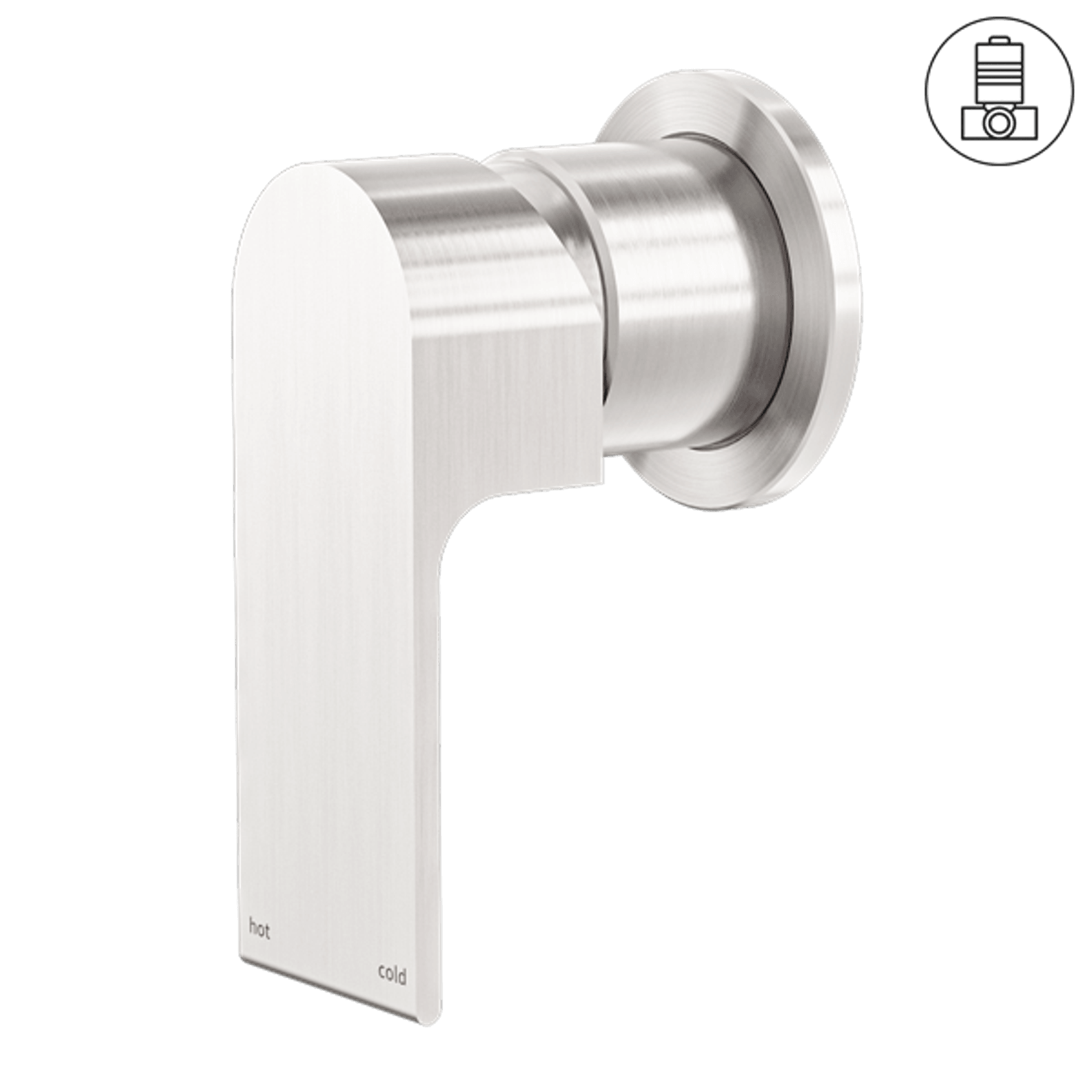 Bianca Shower Mixer 60mm Plate | Brushed Nickel gallery detail image