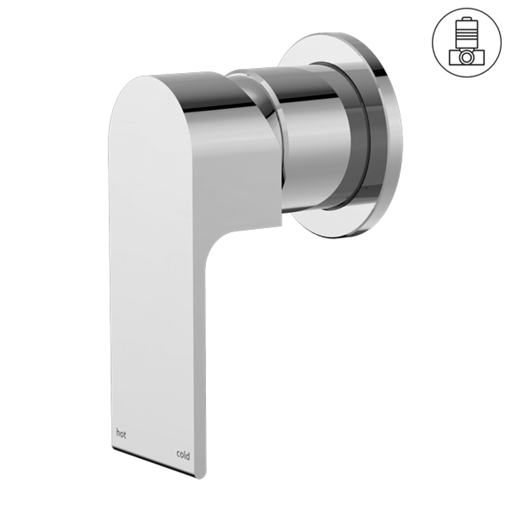 Bianca Shower Mixer 60mm Plate | Chrome gallery detail image