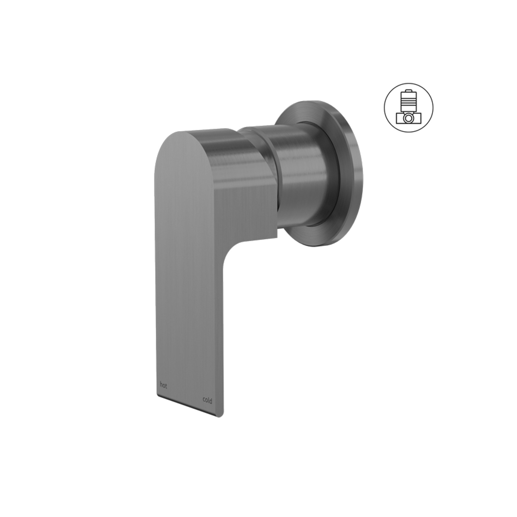 Bianca Shower Mixer 60mm Plate | Gun Metal gallery detail image
