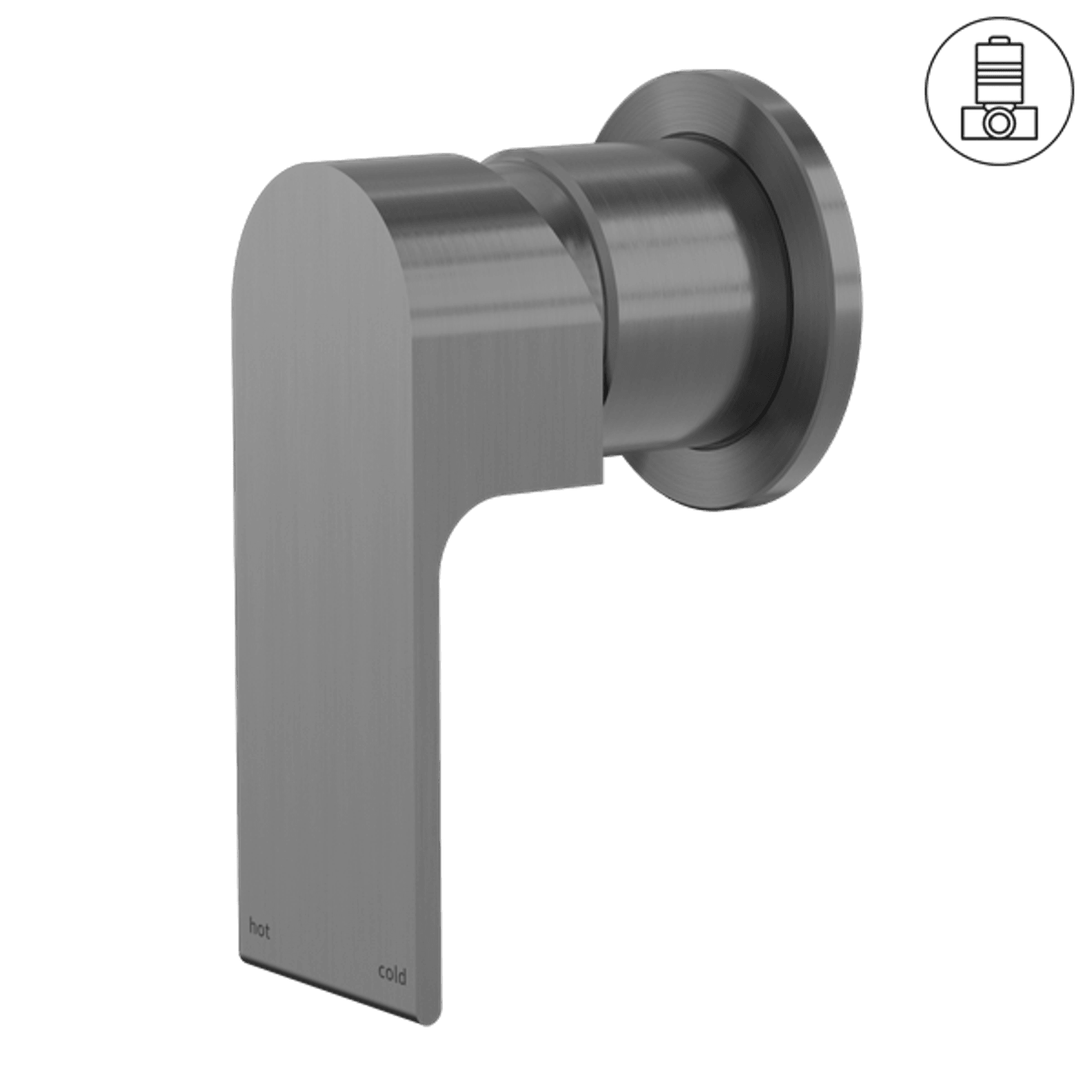 Bianca Shower Mixer 60mm Plate | Gun Metal gallery detail image