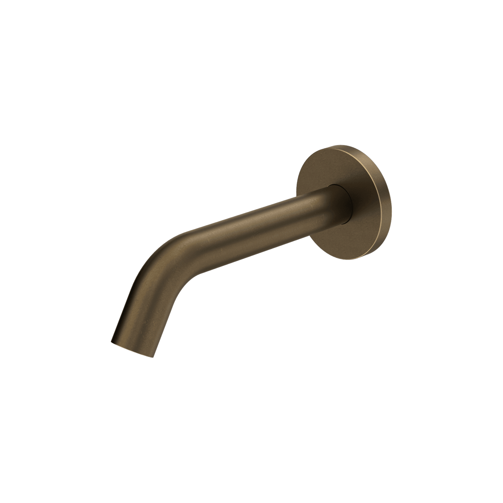Mecca Wall-Mounted Sensor Tap with 80mm Wall Plate Tumbled Antique Brass gallery detail image