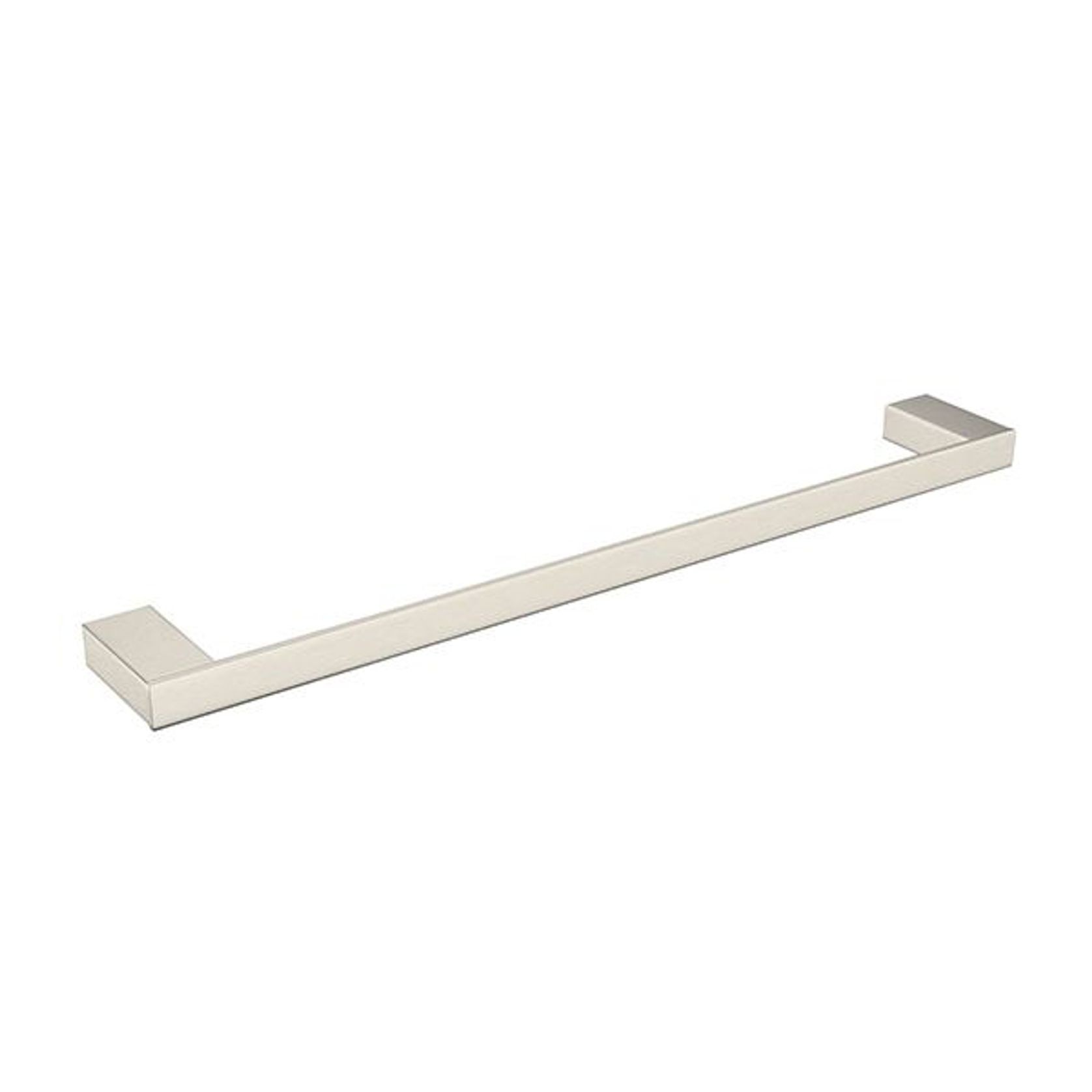 Celia Single Towel Rail 600mm Brushed Nickel gallery detail image
