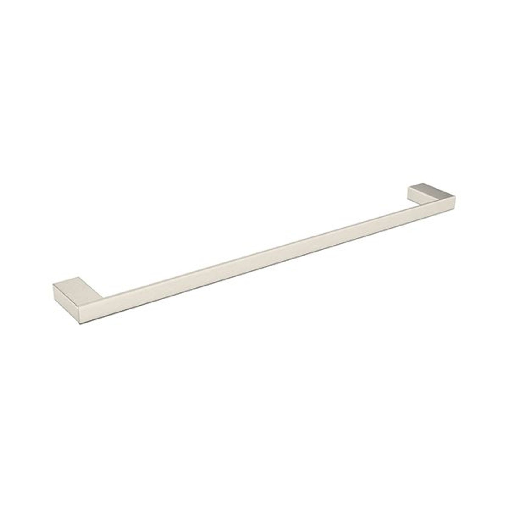 Celia Single Towel Rail 800mm Brushed Nickel gallery detail image