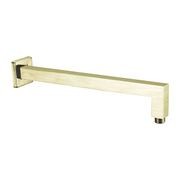 Square Shower Arm Brushed Gold gallery detail image