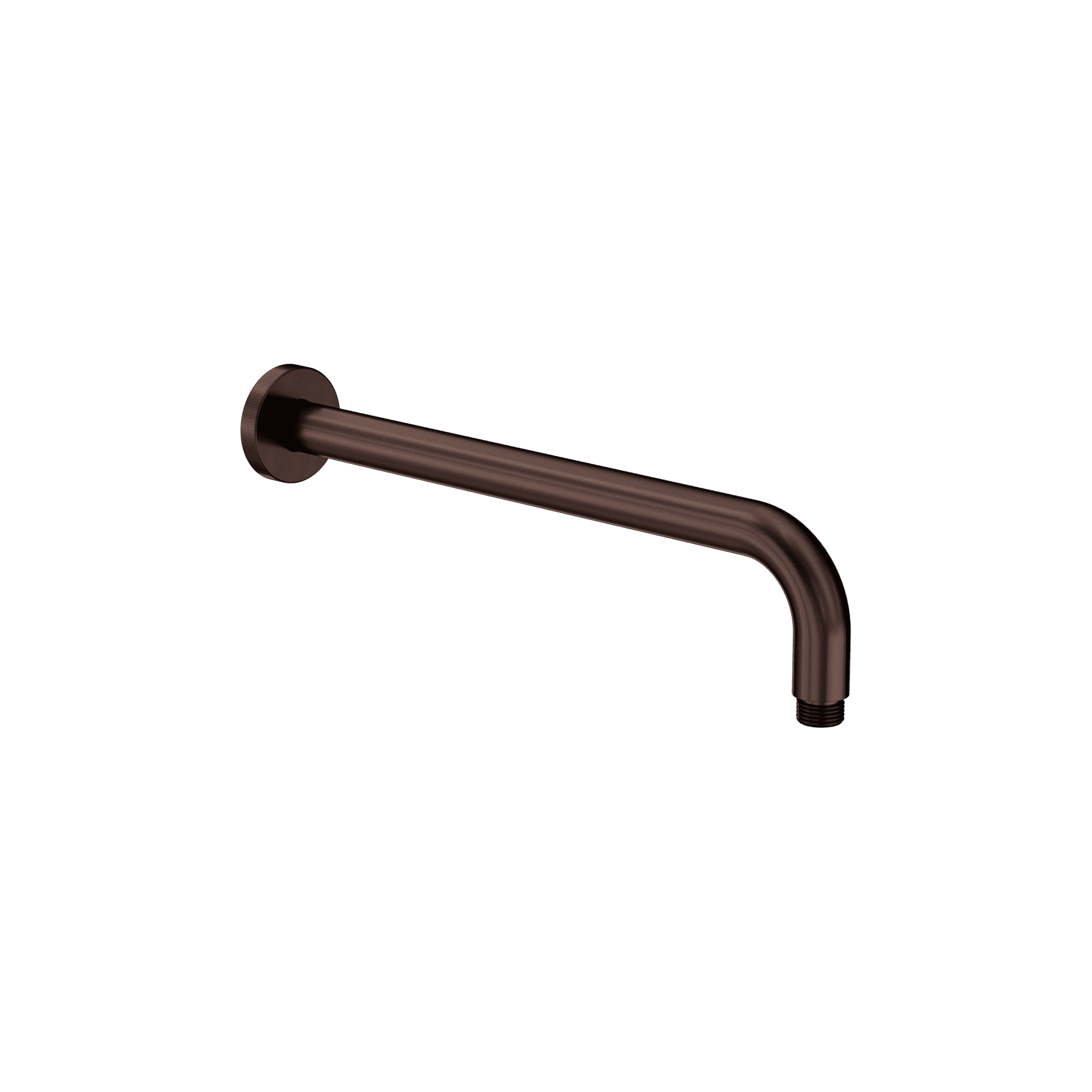 Round Shower Arm 330mm Length Rome Bronze gallery detail image