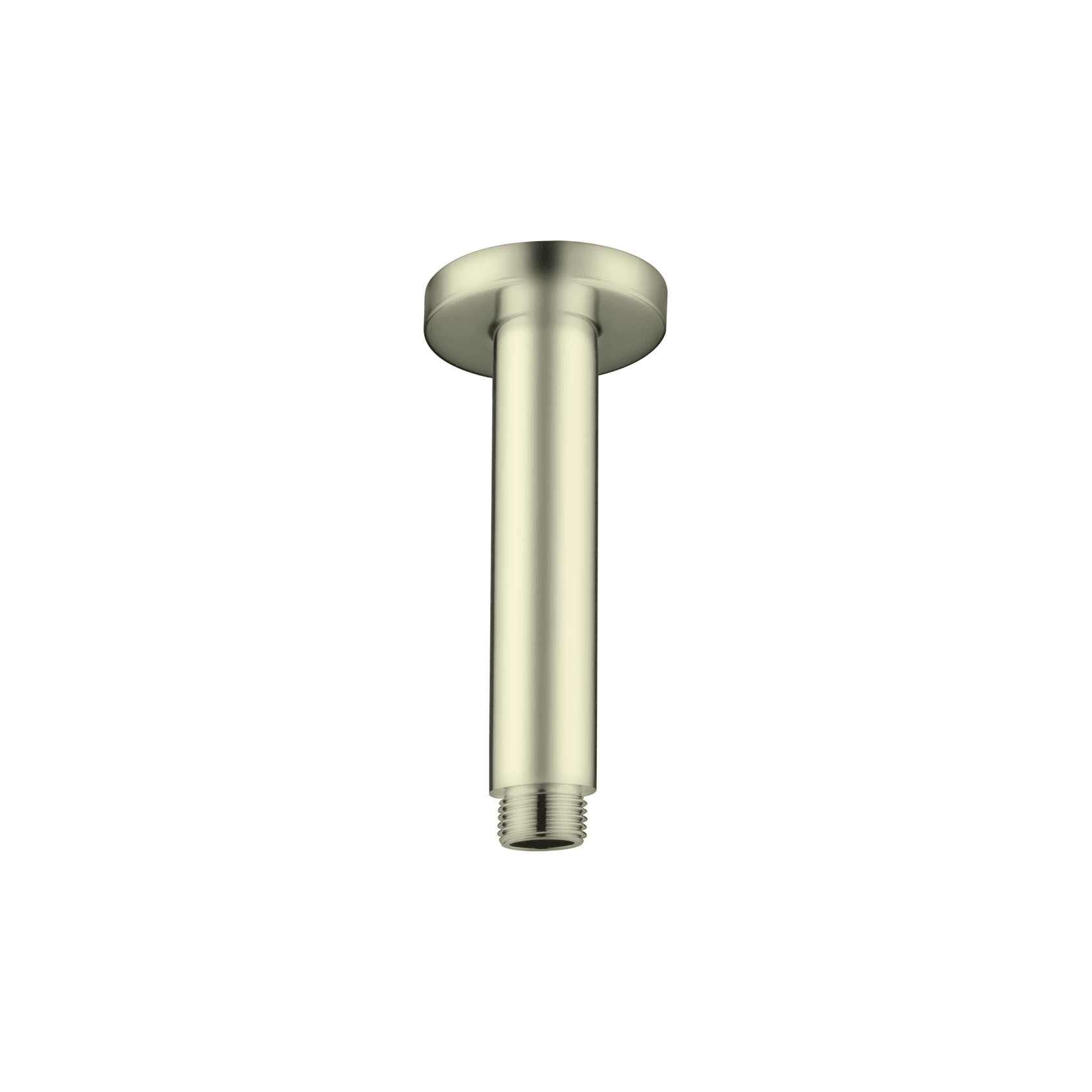 Round Ceiling Arm 100mm Length Brushed Gold gallery detail image