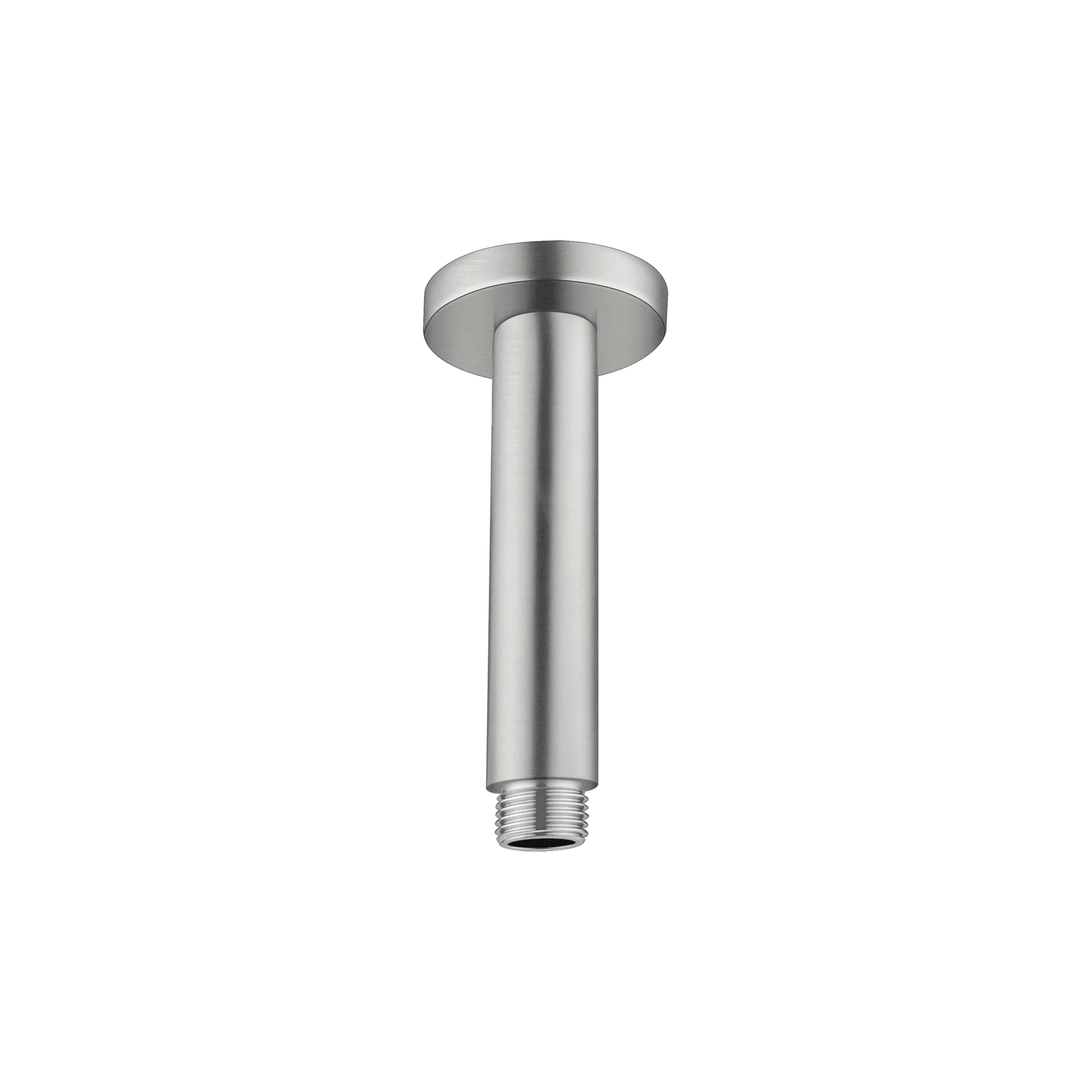 Round Ceiling Arm 100mm Length Brushed Nickel gallery detail image