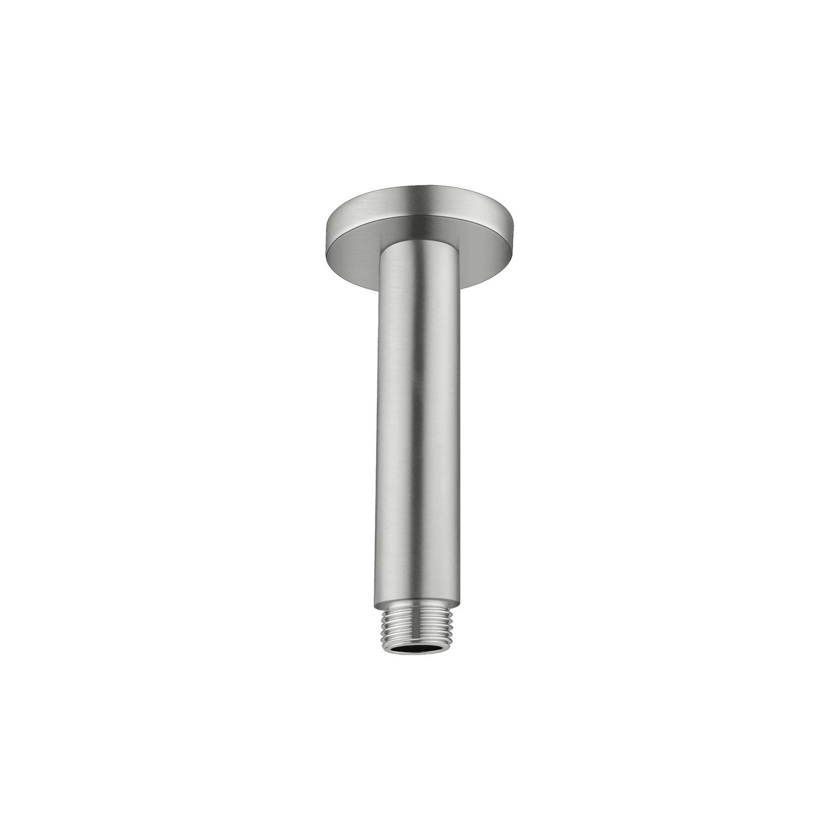 Round Ceiling Arm 100mm Length Brushed Nickel gallery detail image