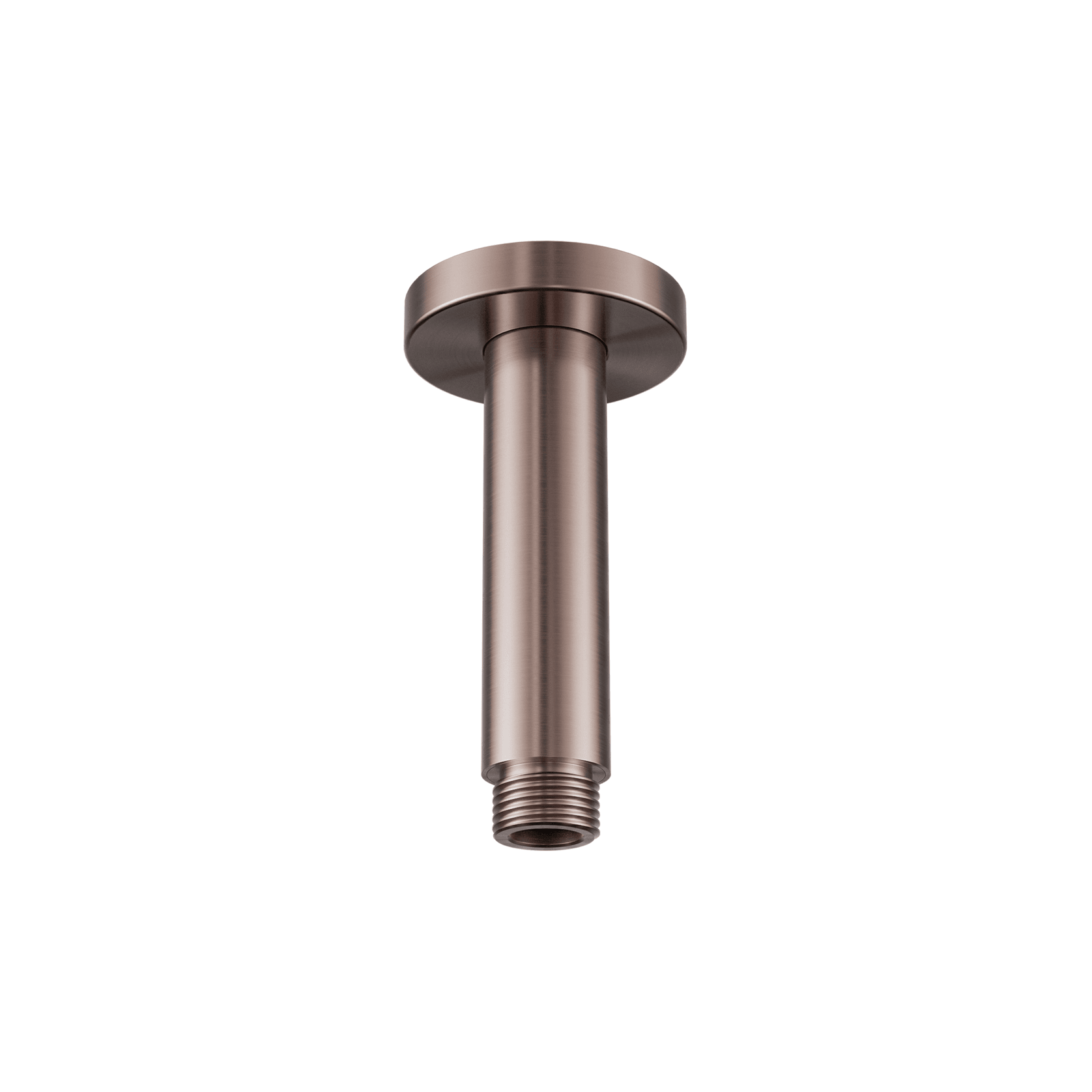 Round Ceiling Arm 100mm Length Brushed Bronze gallery detail image
