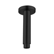 Round Ceiling Arm 100mm Length Matte Black gallery detail image