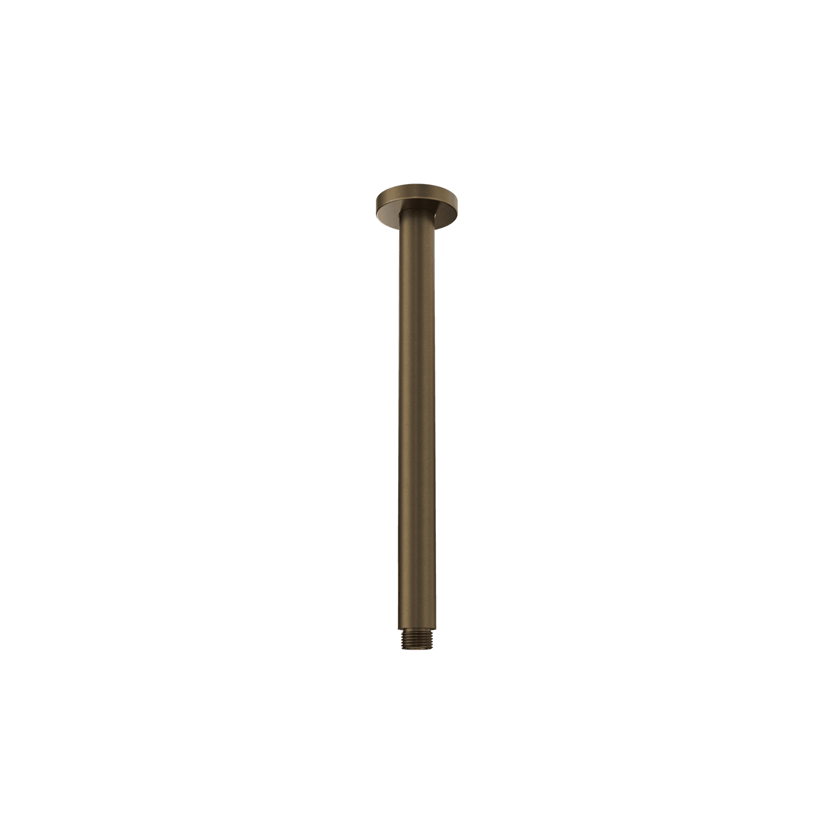 Round Ceiling Arm 300mm Length Tumbled Antique Brass gallery detail image