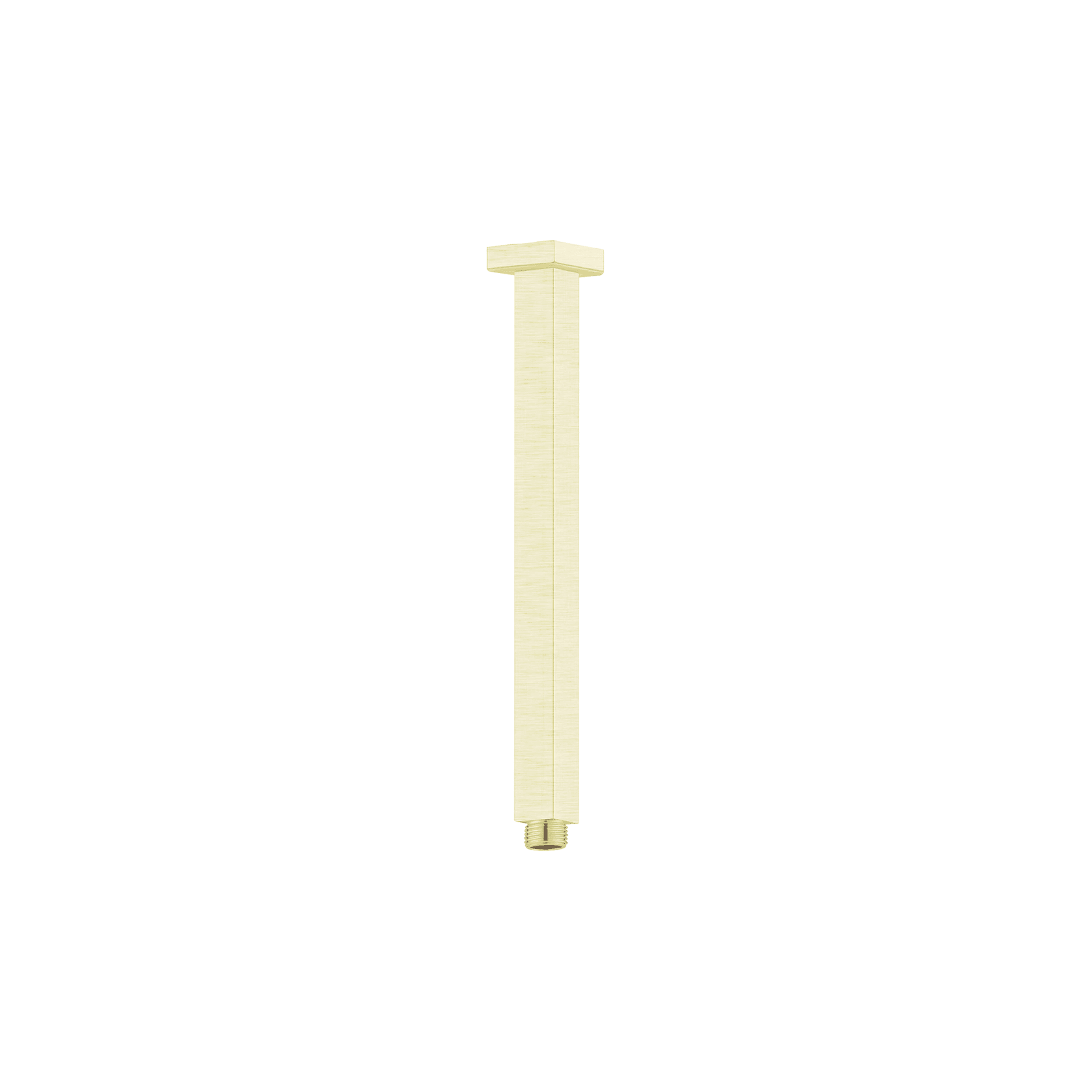 Square Ceiling Arm 300mm Length Brushed Gold gallery detail image