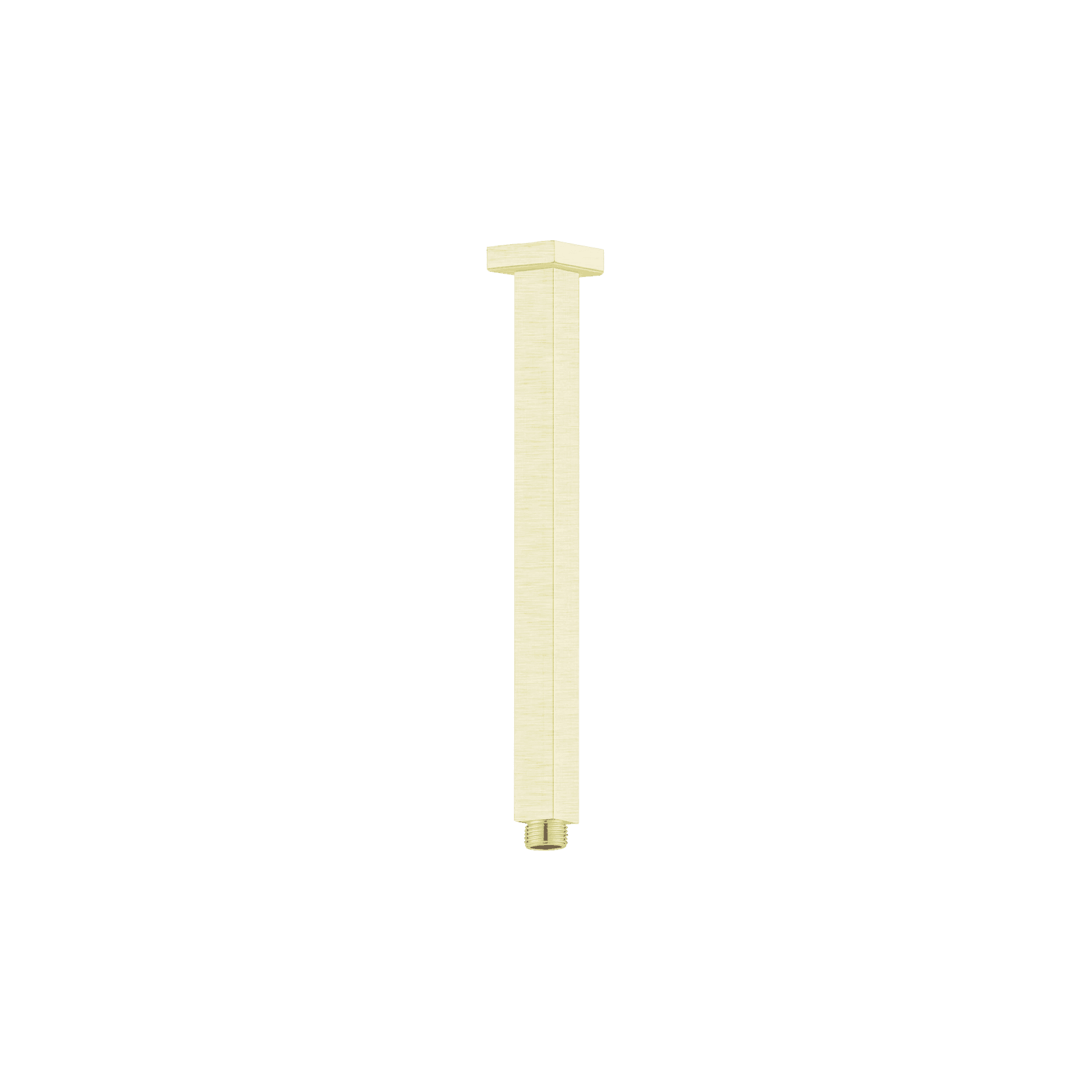 Square Ceiling Arm 300mm Length Brushed Gold gallery detail image