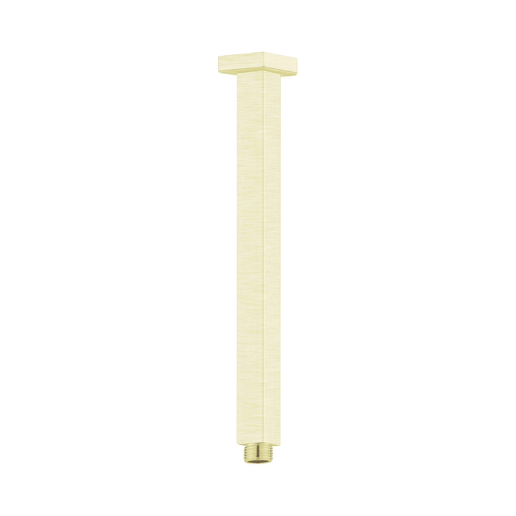 Square Ceiling Arm 300mm Length Brushed Gold gallery detail image