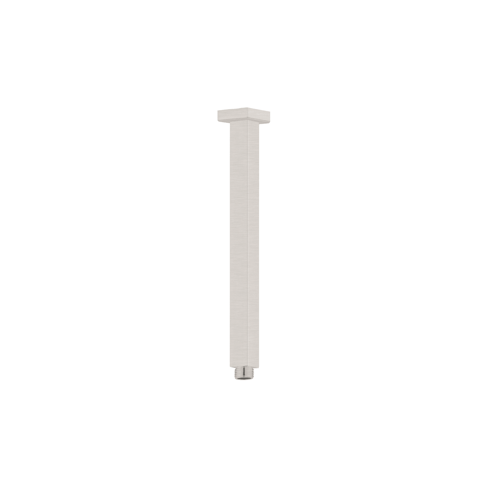 Square Ceiling Arm 300mm Length Brushed Nickel gallery detail image