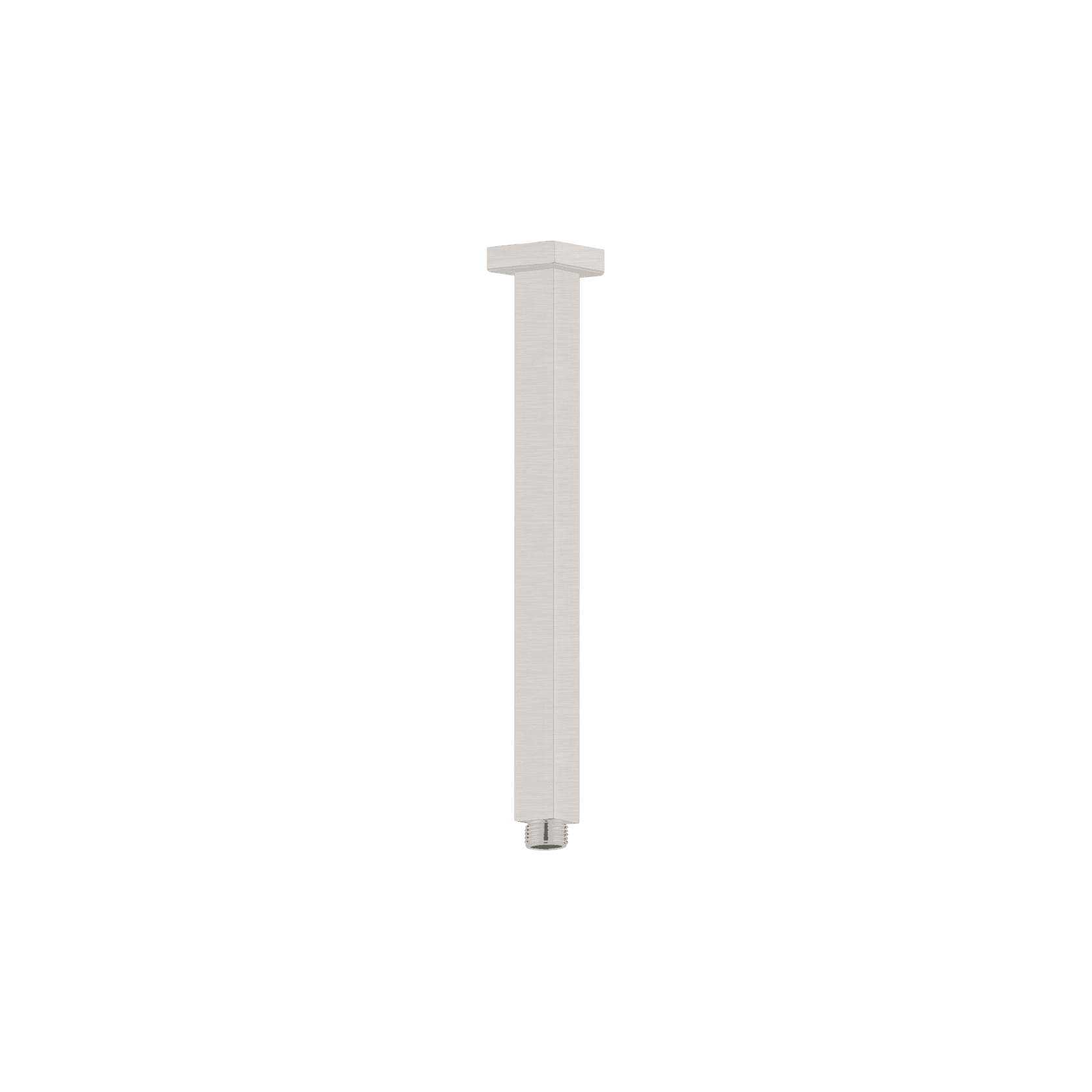 Square Ceiling Arm 300mm Length Brushed Nickel gallery detail image