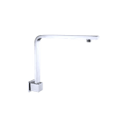 Square Swivel Shower Arm Chrome gallery detail image