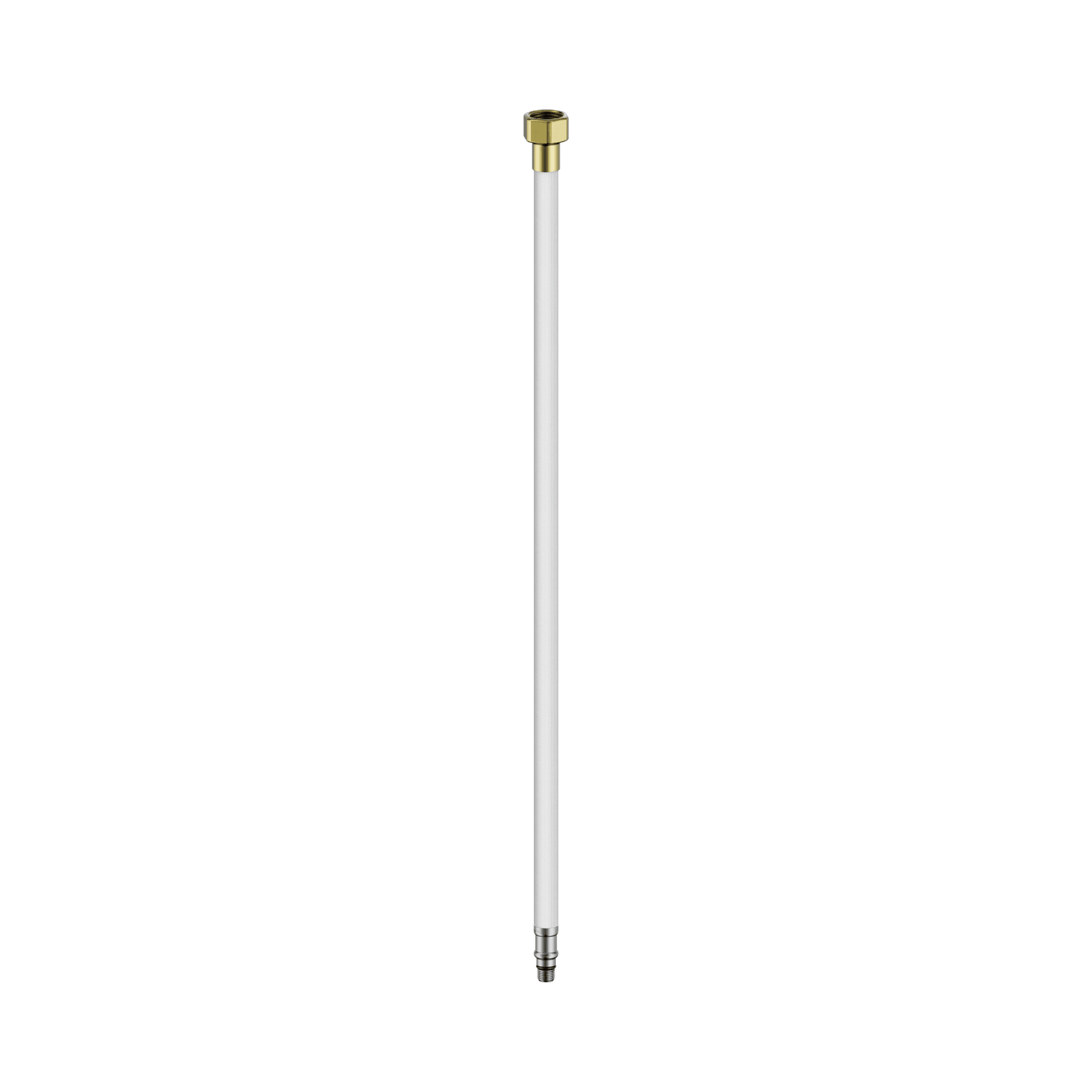 Premium Flexible Mixer Tap Hose Pair Brushed Gold gallery detail image