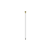 Premium Flexible Mixer Tap Hose Pair Brushed Gold gallery detail image