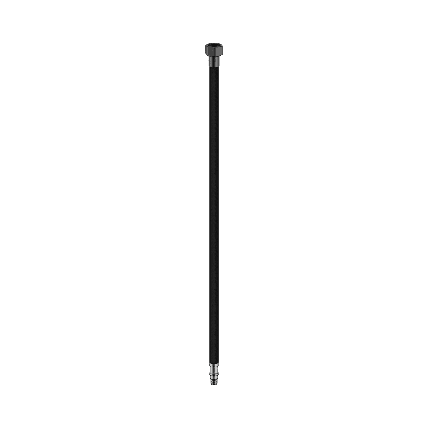 Premium Flexible Mixer Tap Hose Pair Gun Metal gallery detail image