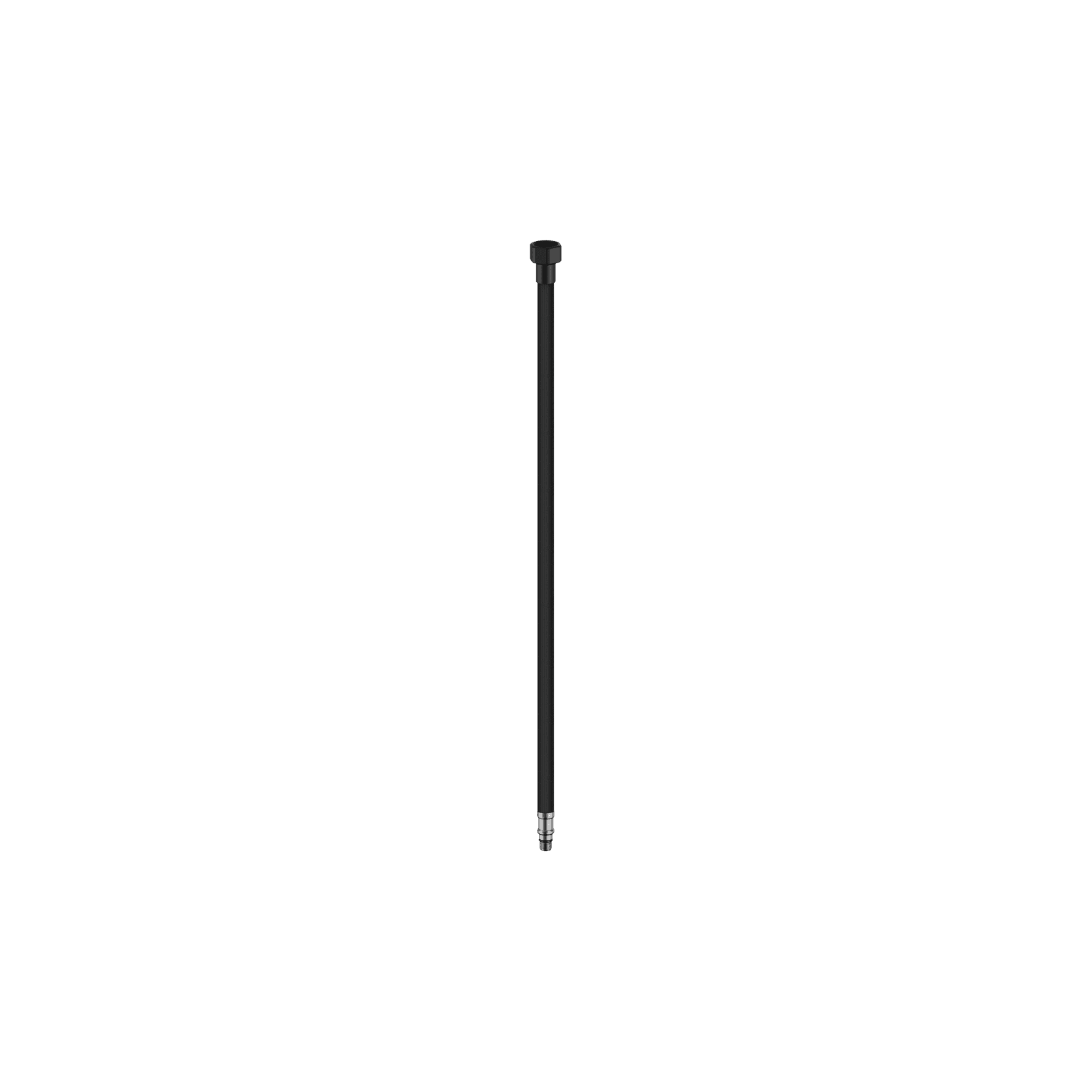 Premium Flexible Mixer Tap Hose Pair Matte Black gallery detail image