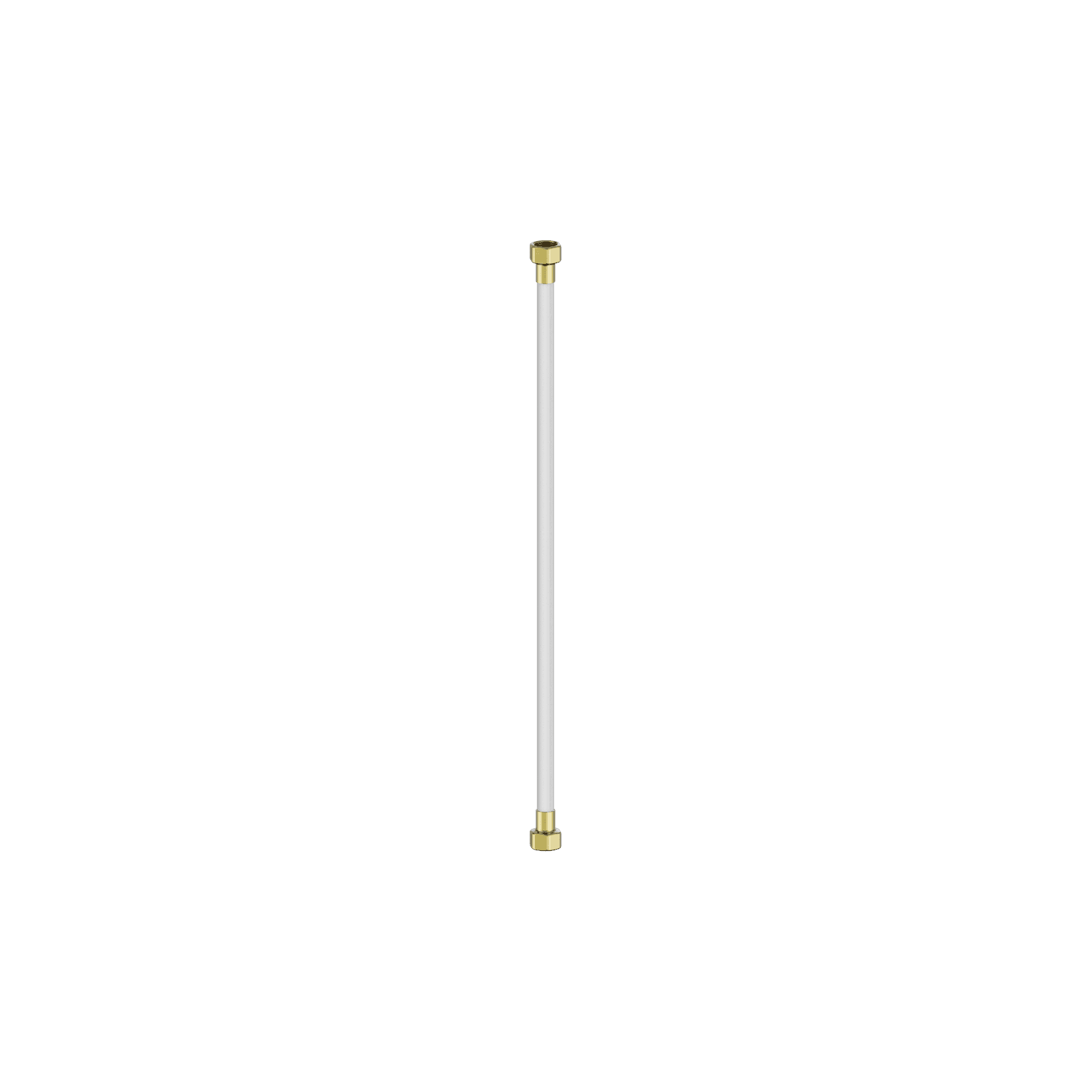 500mm Premium G1/2 Female Flixble Water Connector Hose Brushed Gold gallery detail image