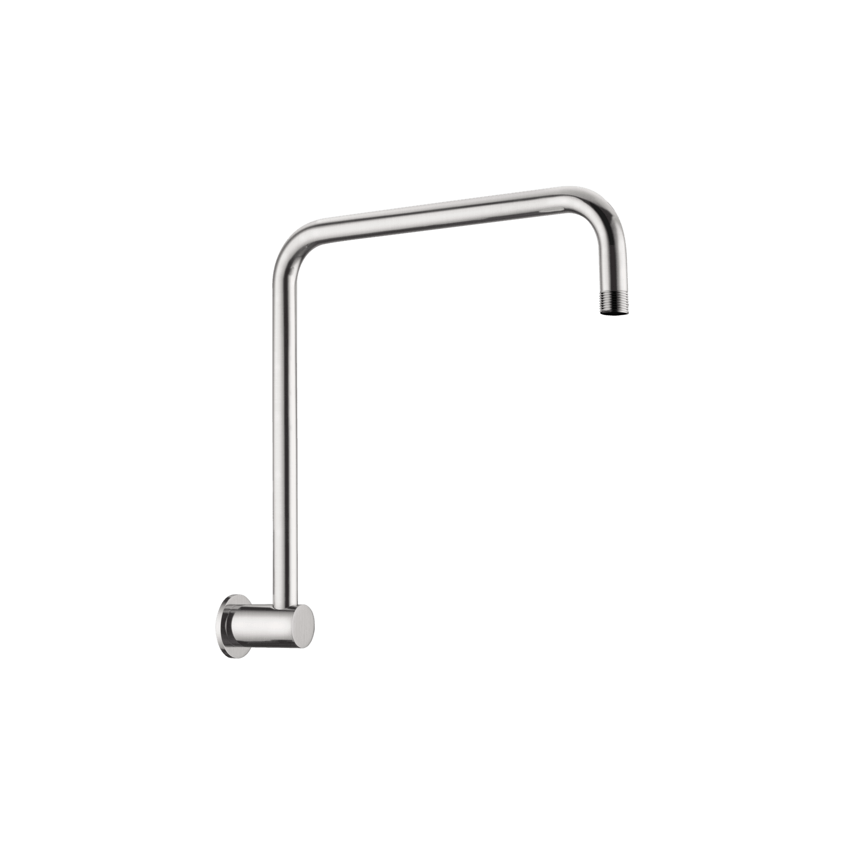 Round Swivel Shower Arm Brushed Nickel gallery detail image