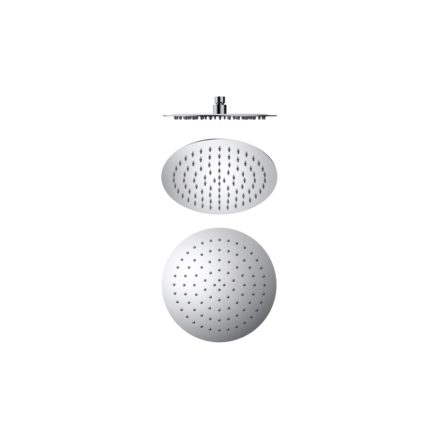 250mm Round Stainless Steel Shower Head 4 Star Rating Chrome gallery detail image