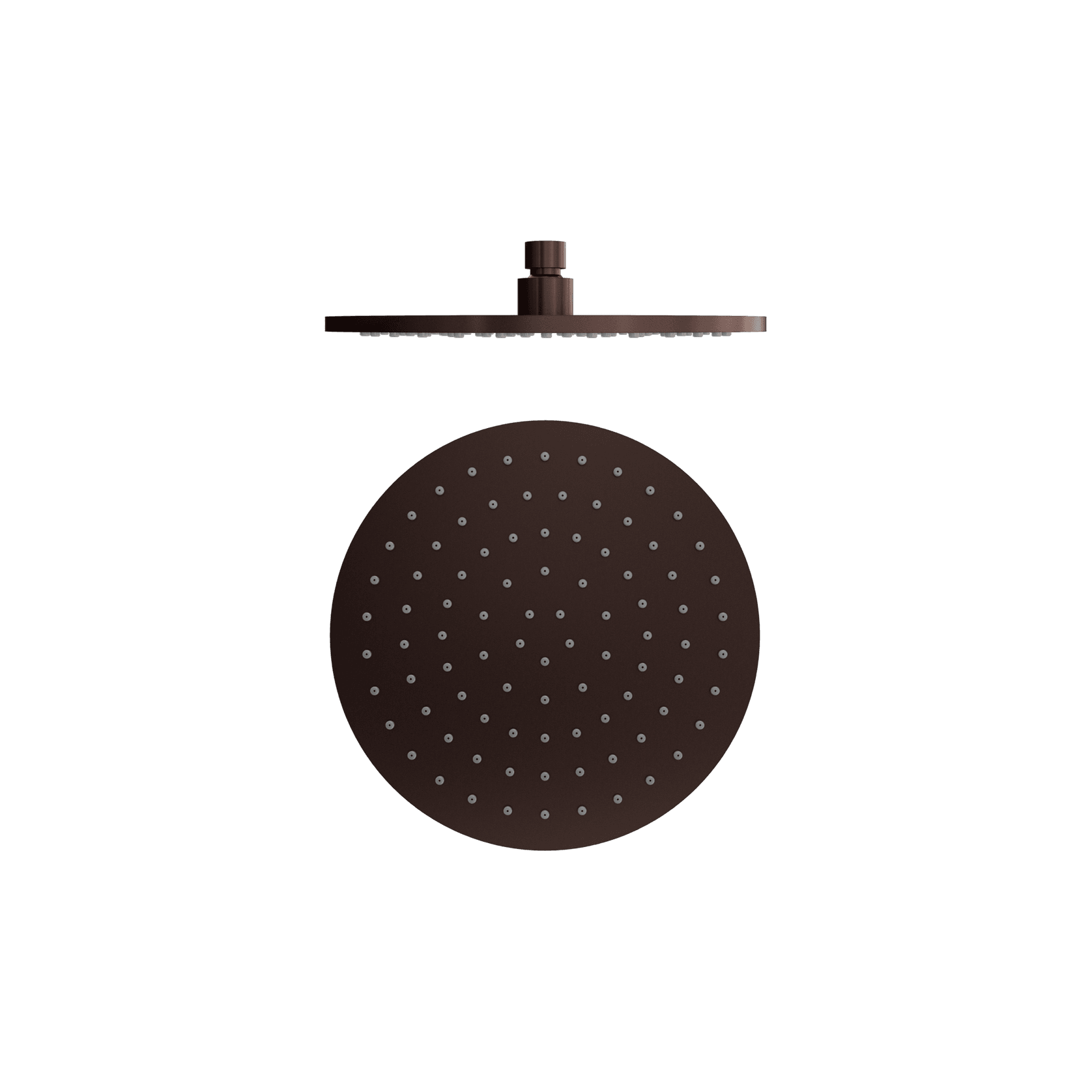 250mm Round Metal Shower Head II Rome Bronze gallery detail image
