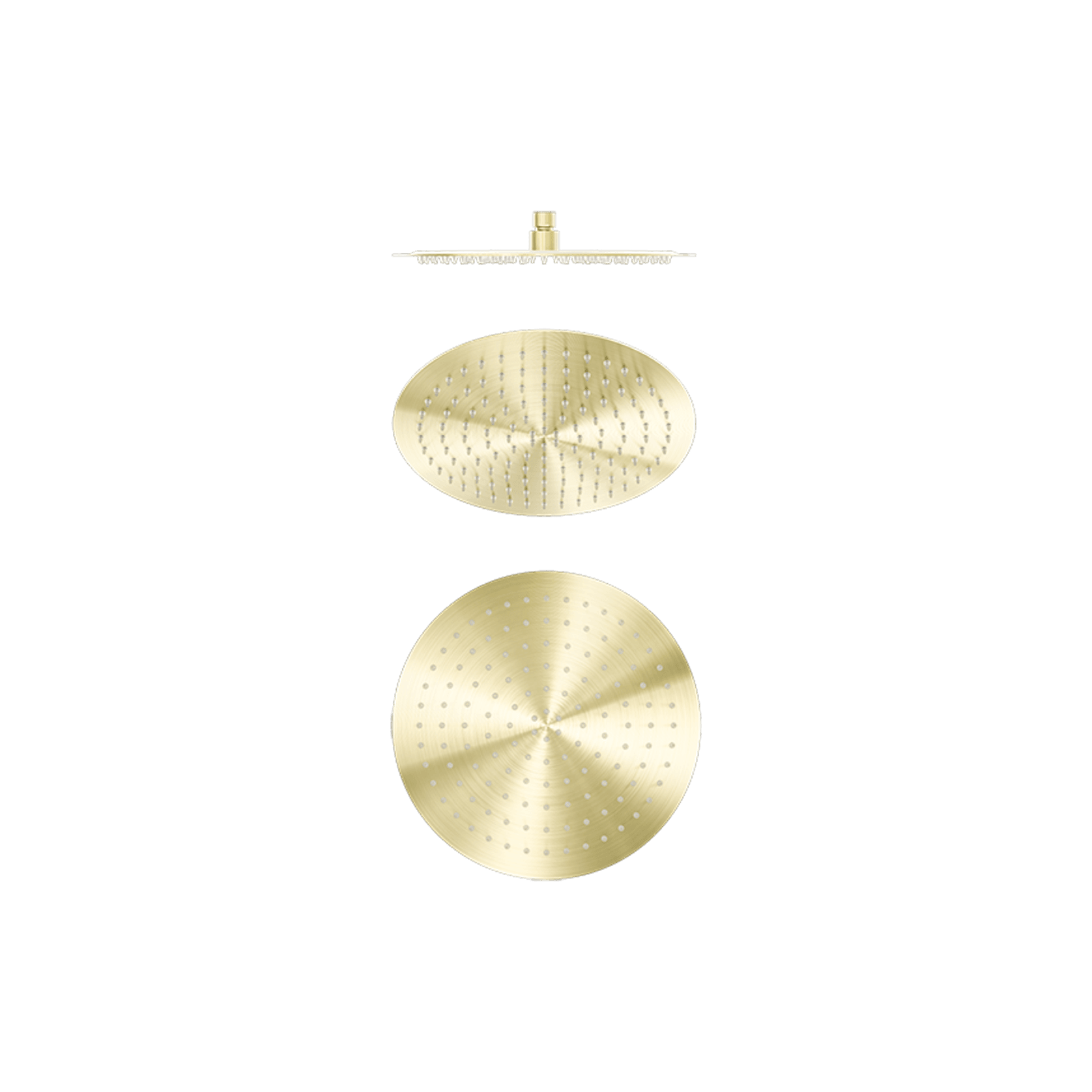 Zen SS316L 300mm Round Shower Head | Brushed Gold gallery detail image