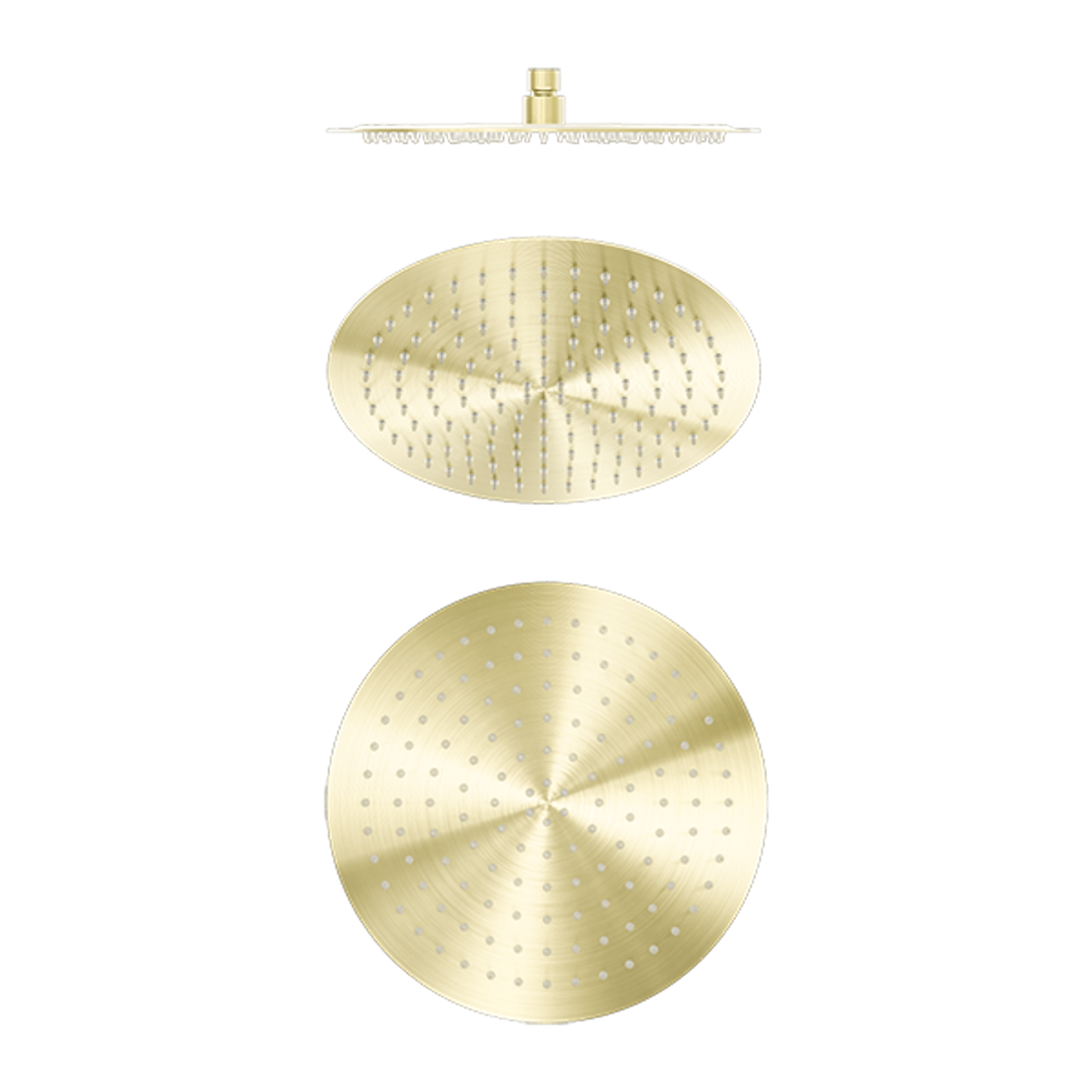 Zen SS316L 300mm Round Shower Head | Brushed Gold gallery detail image