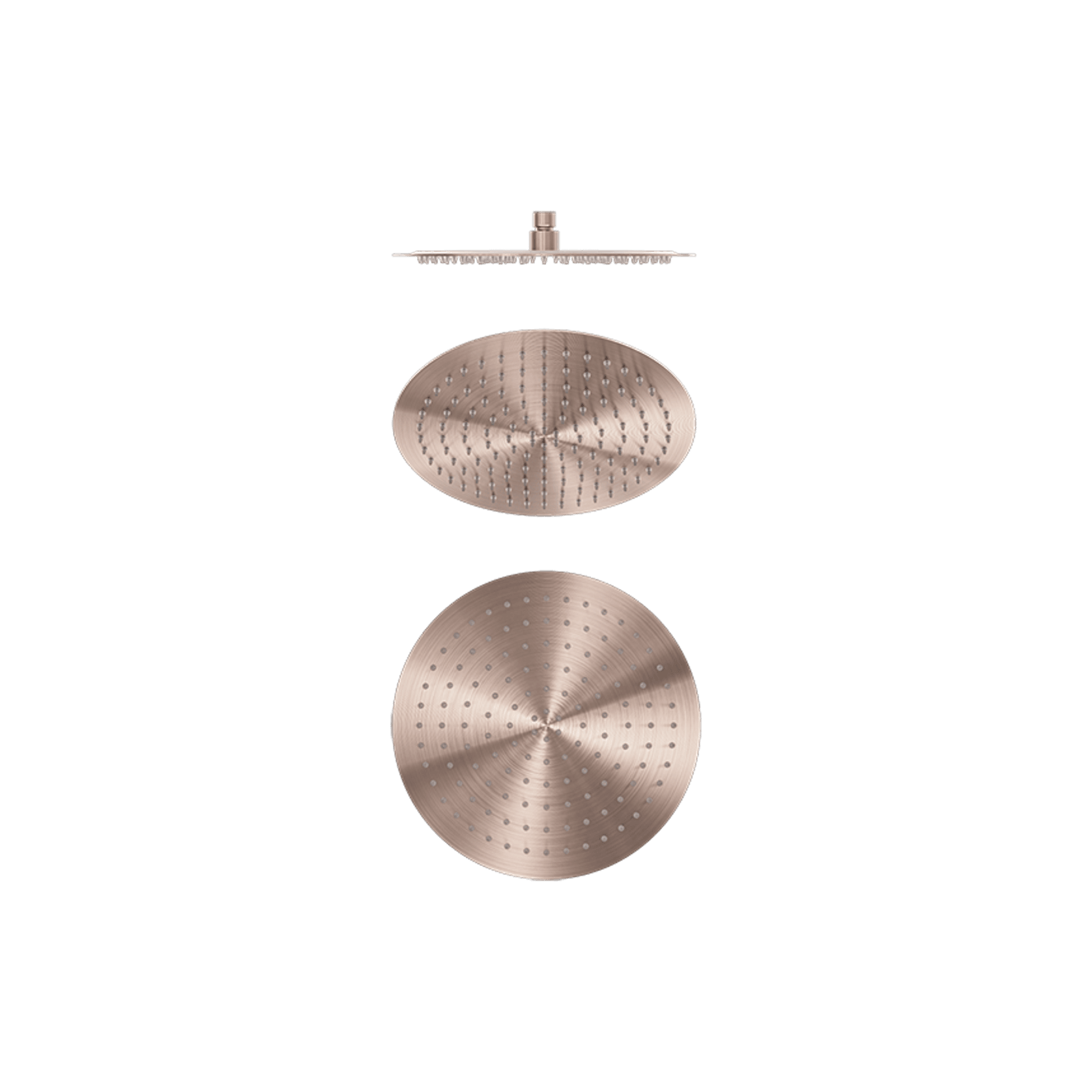 Zen SS316L 300mm Round Shower Head | Brushed Bronze gallery detail image