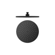 250mm Abs Round Shower Head Matte Black gallery detail image