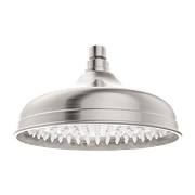 York 200mm Shower Head Brushed Nickel gallery detail image