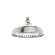 York 200mm Shower Head Brushed Nickel gallery detail image