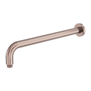 Zen SS316L Round Shower Arm 400mm Length | Brushed Bronze gallery detail image