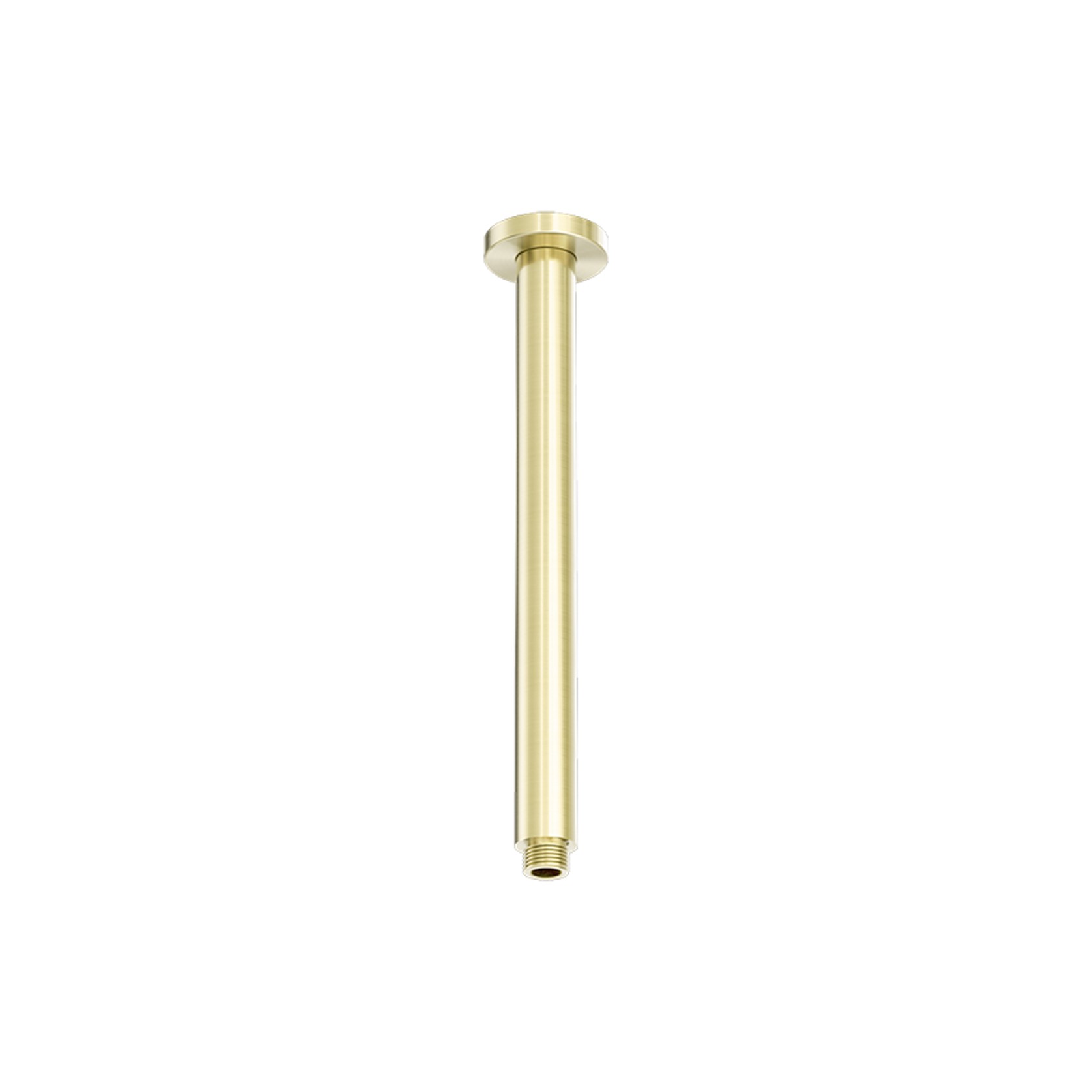 Zen SS316L Round Ceiling Arm 300mm Length | Brushed Gold gallery detail image
